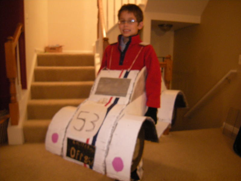 Anecdotal Evidence Herbie the Love Bug costume