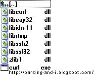 Файлы библиотеки libcurl