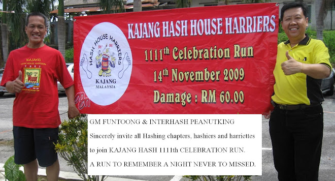 Peanut King proud to be with Kajang Hash House Harriers
