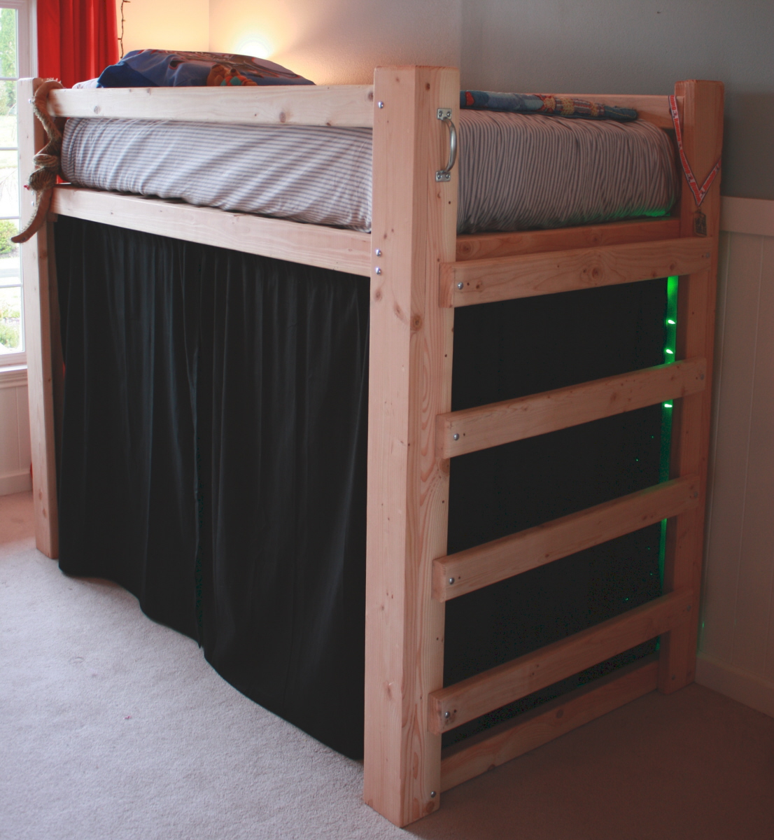 boys fort bed