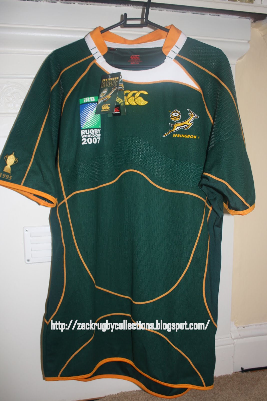 canterbury south africa rugby shirt