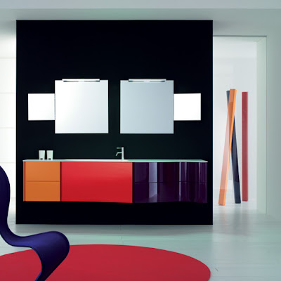 MODERN AND COLORFUL BATHROOM INTERIOR DESIGN