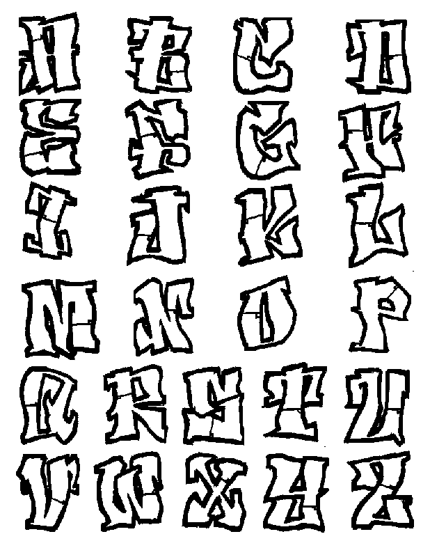 Graffiti Letters ABC