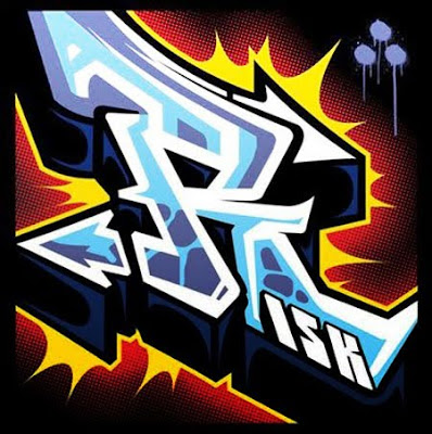 hair the letter r in graffiti. the letter r lowercase. hair the letter r in graffiti.