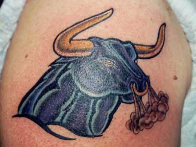 Symbol Zodiac Tattoo : Taurus Zodiac Tattoos