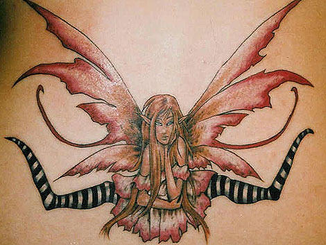 lower back tribal tattoos. pictures Tribal Butterfly