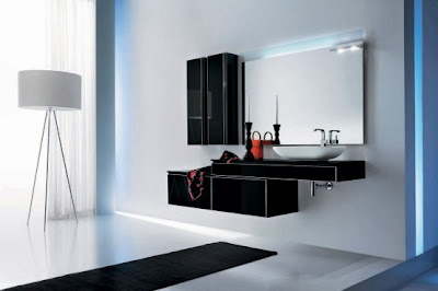 Black Glass Modern Bathroom Furniture Design Ideas From Onyx 2