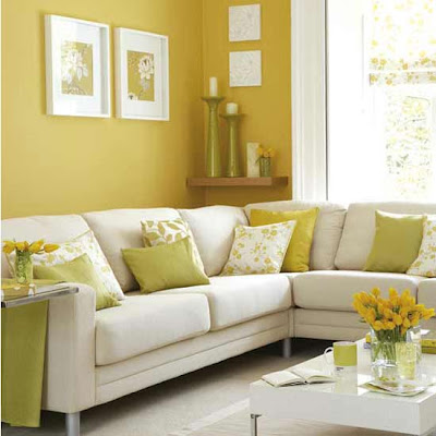 yellow-interior-and-modern-chair