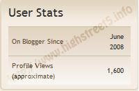 Blogger User Stats Blogger User Stats