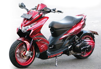 Modif Mio Soul Merah Marun | Modifikasi Motor Kawasaki Honda Yamaha