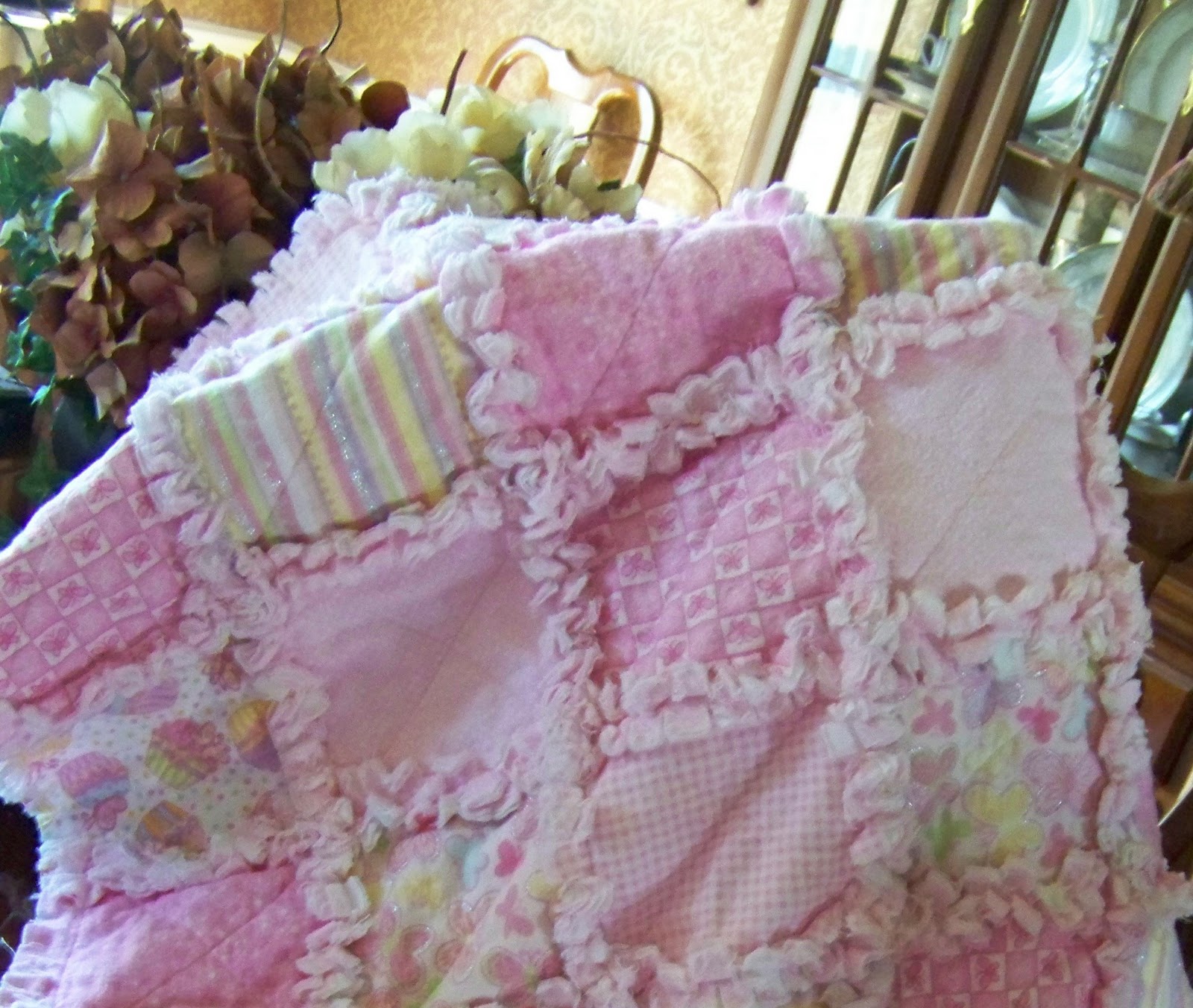 Creations from my heart A Rag Quilt For the New Baby....