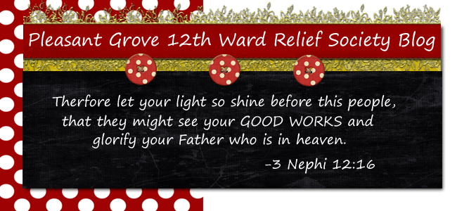 PG 12th Ward Relief Society Blog