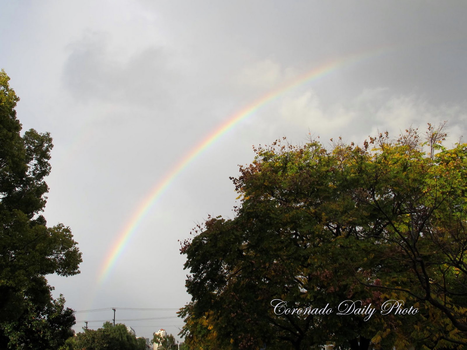 Coronado Daily Photo Rainbow After The Rain