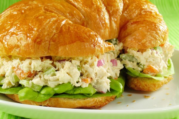 Recipes and chicken salad sandwiches