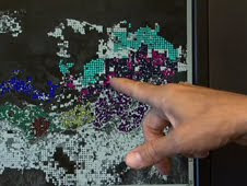 Image from video showing new method of mapping water consumption from space Image from video showing new method of mapping water consumption from space