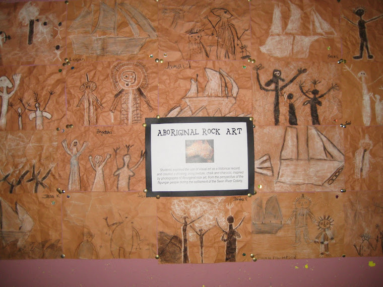 Aboriginal Rock Art Drawings