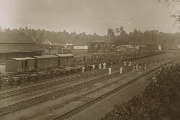 The Calicut (Kozhikode) railway station in 1901, how it has changed now has to be seen to be believ