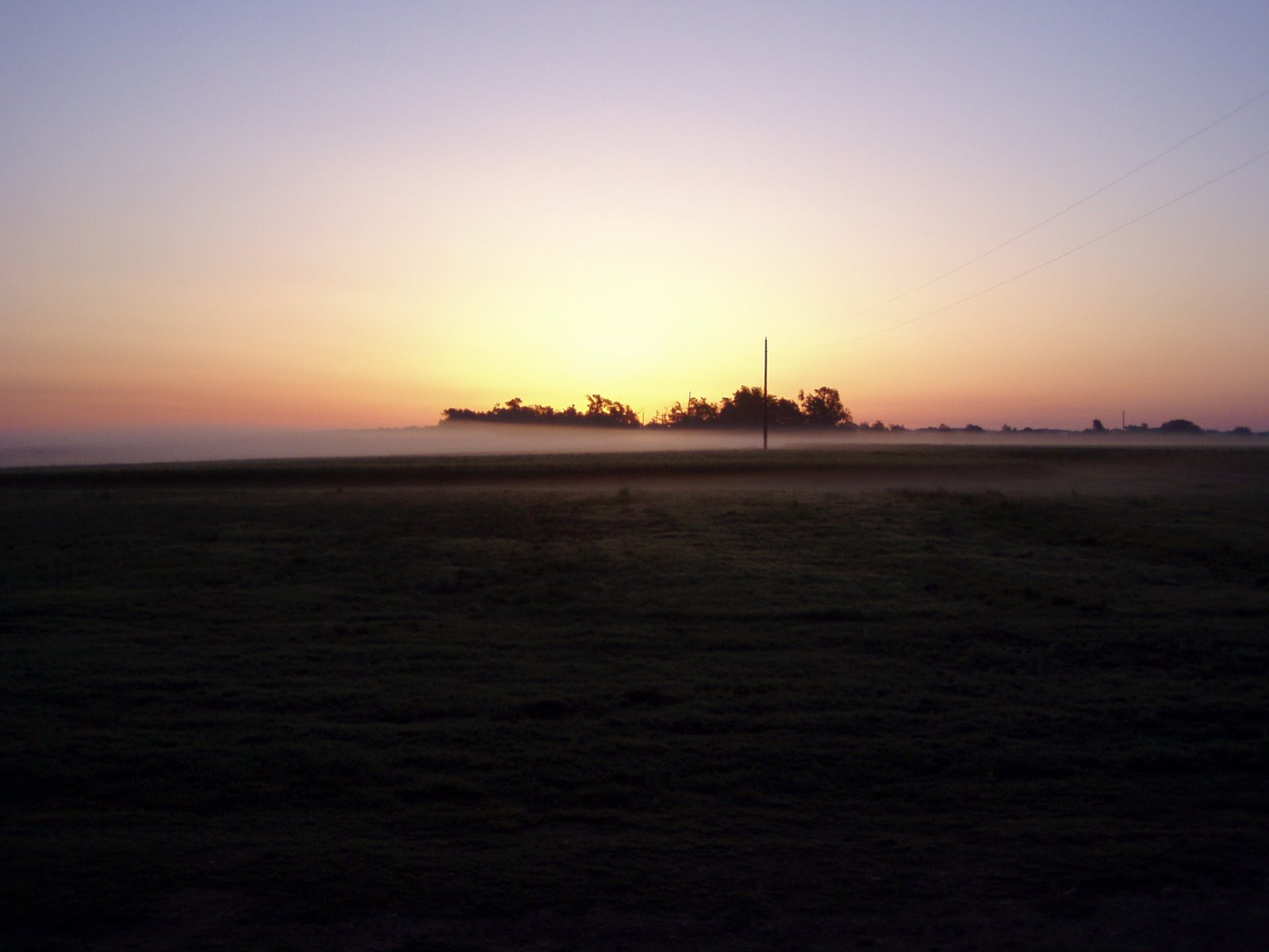 SUNSET ON THE FARM