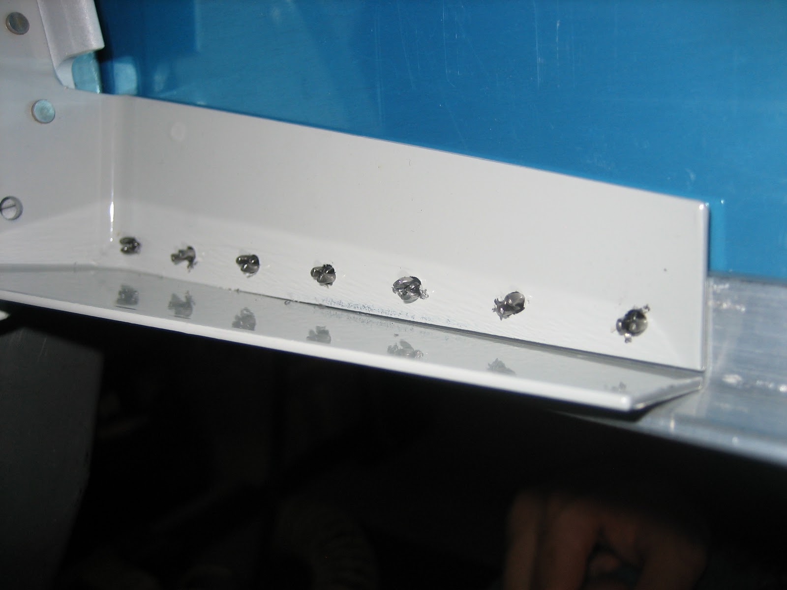 Chad and Bekah's RV7 Firewall Drilling and Misc Items