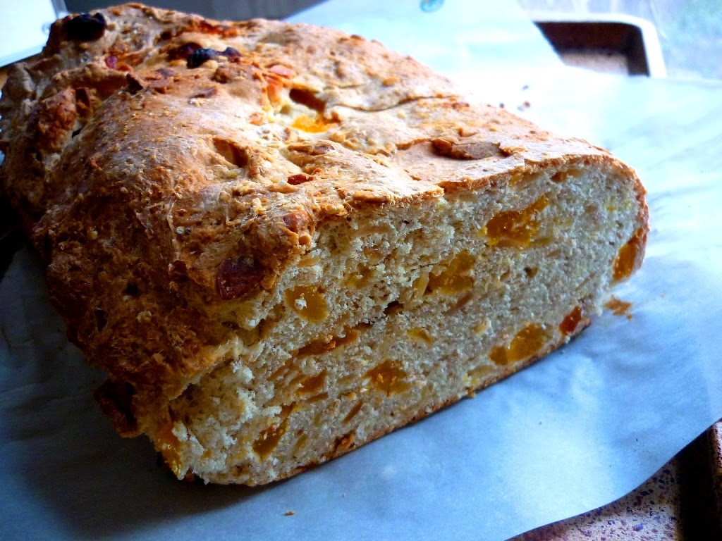 Food for Poems Oatmeal Bread with Apricots and Almonds