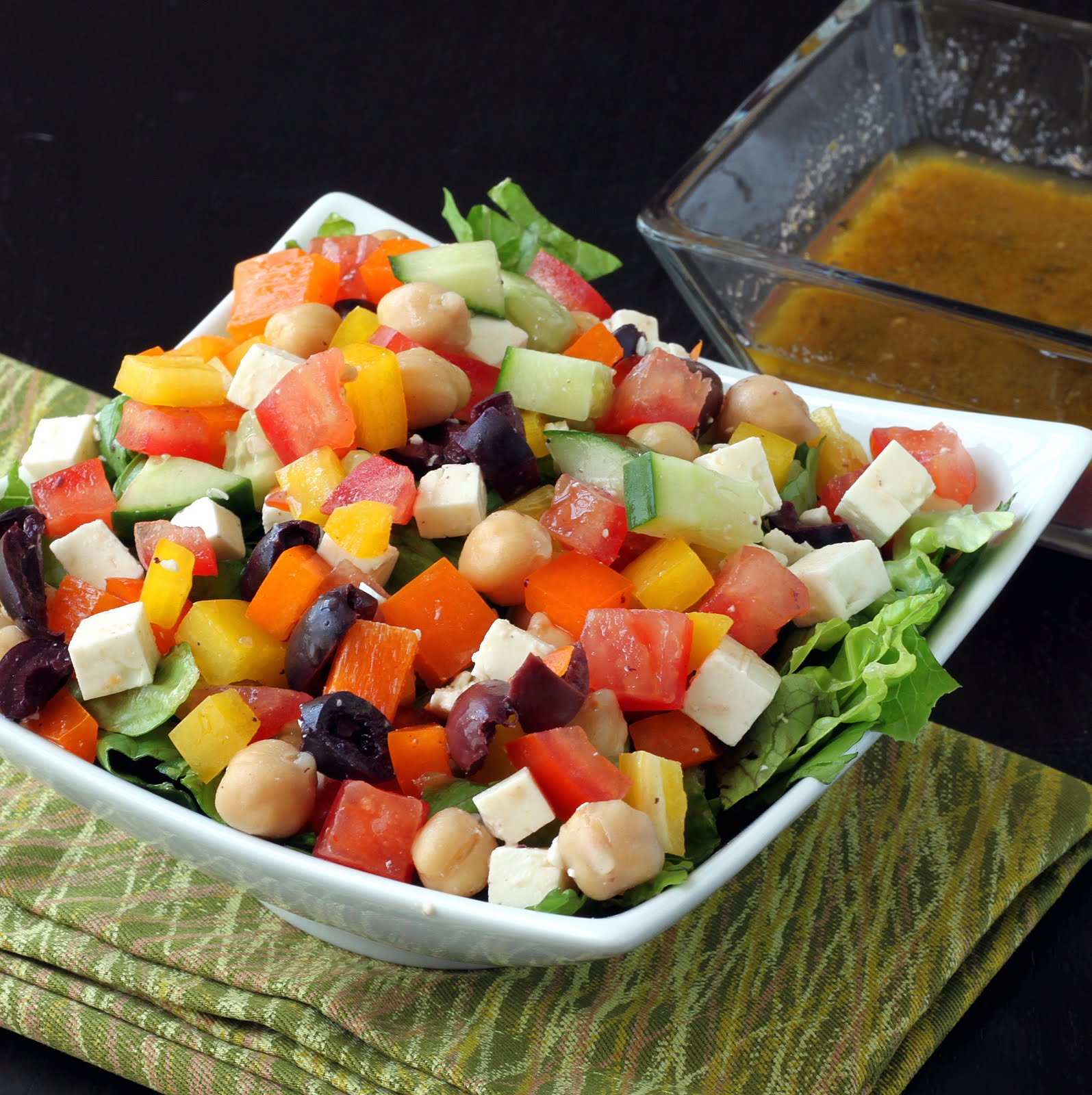 Sugar Cooking Chopped Greek Salad & My Favorite Greek Dressing