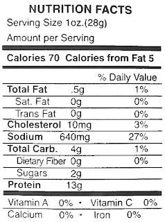 elk jerky nutrition facts