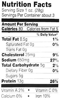 beef jerky nutrition facts