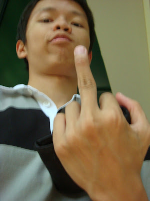 Retard Middle Finger