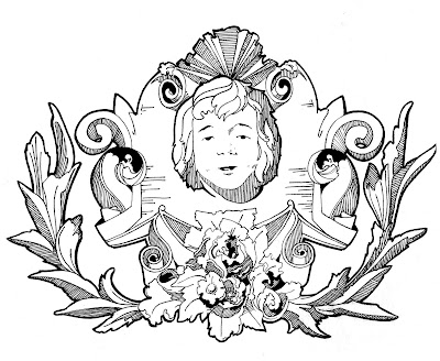 line drawing boy