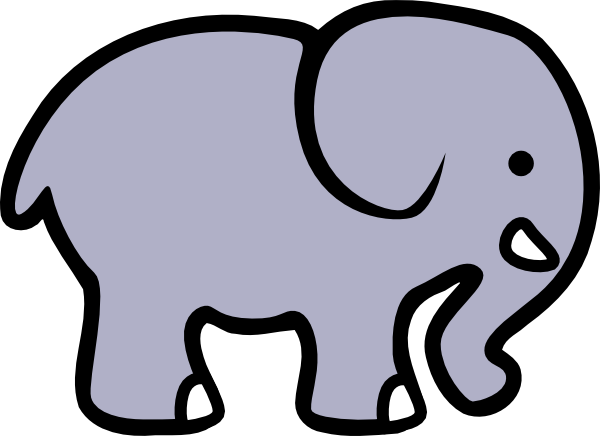 clip art elephant. Elephant Cartoon Images