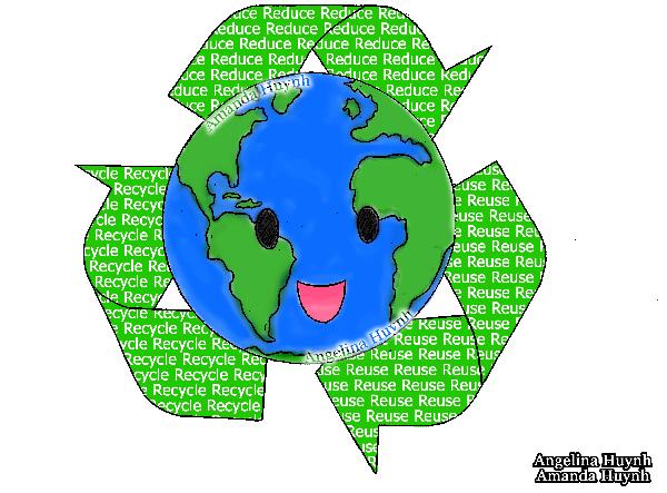 reduce recycle reuse. it use it and recycle it,