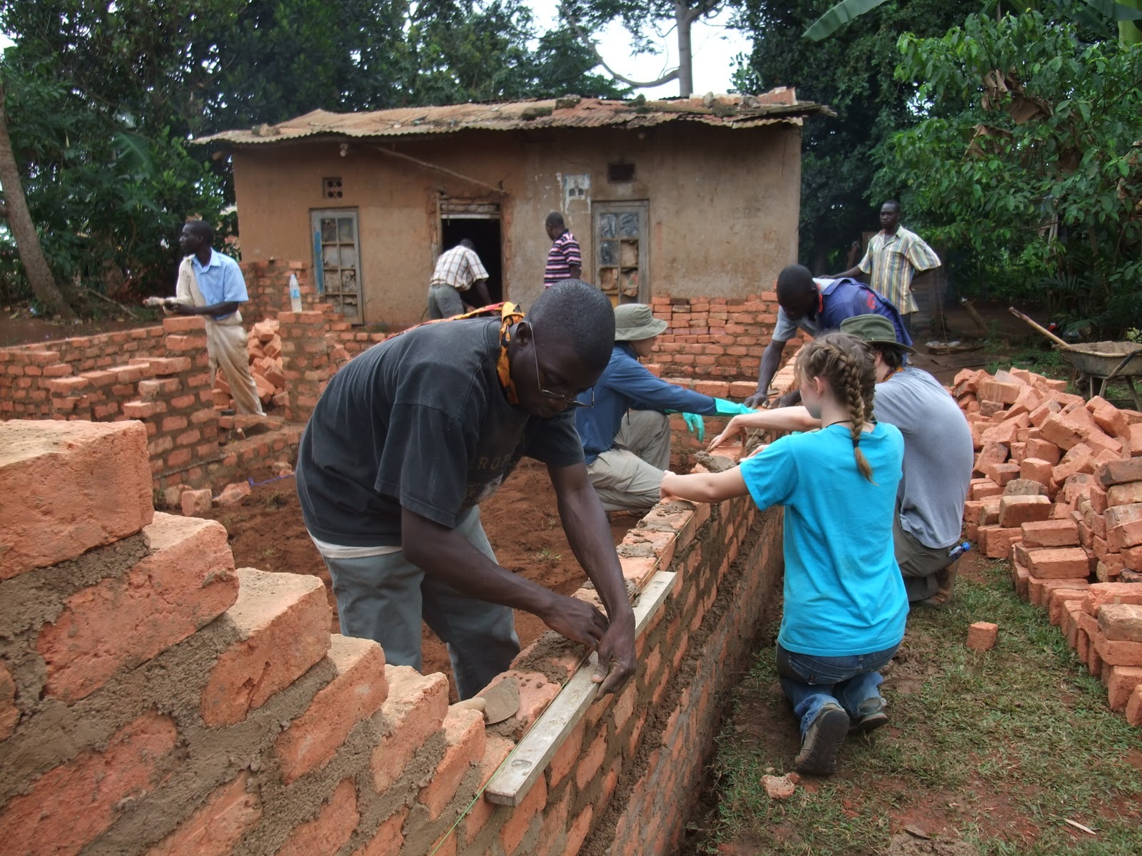 Our Uganda Adventure We Get to Build A Brick House! (Well, Part of It