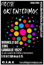 FIESTA !!! VIERNES 11 DE DIC