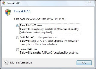 Desativando o UAC do Vista