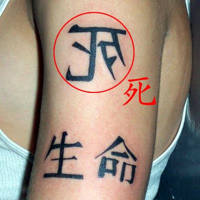 kinesiska tecken tatueringar kinesiska tecken tatueringar