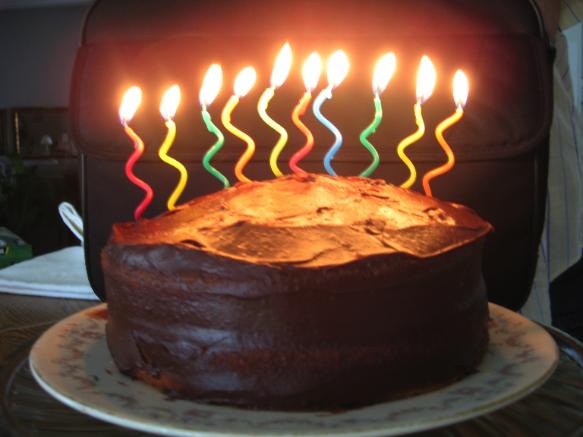birthday cake 100 candles. Lulu's Birthday Cake. Happy Birthday Lulu!