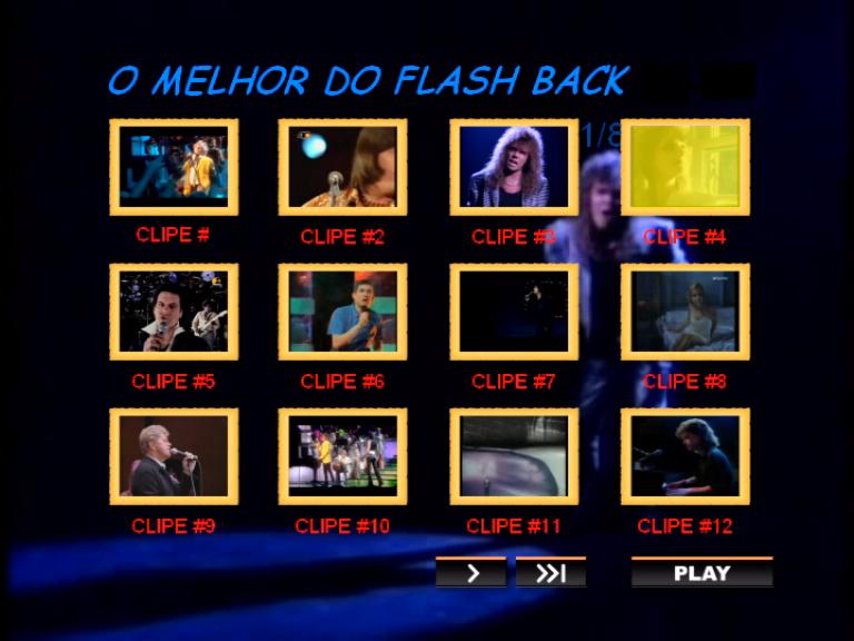 o melhor do flash back 92 clips dvd