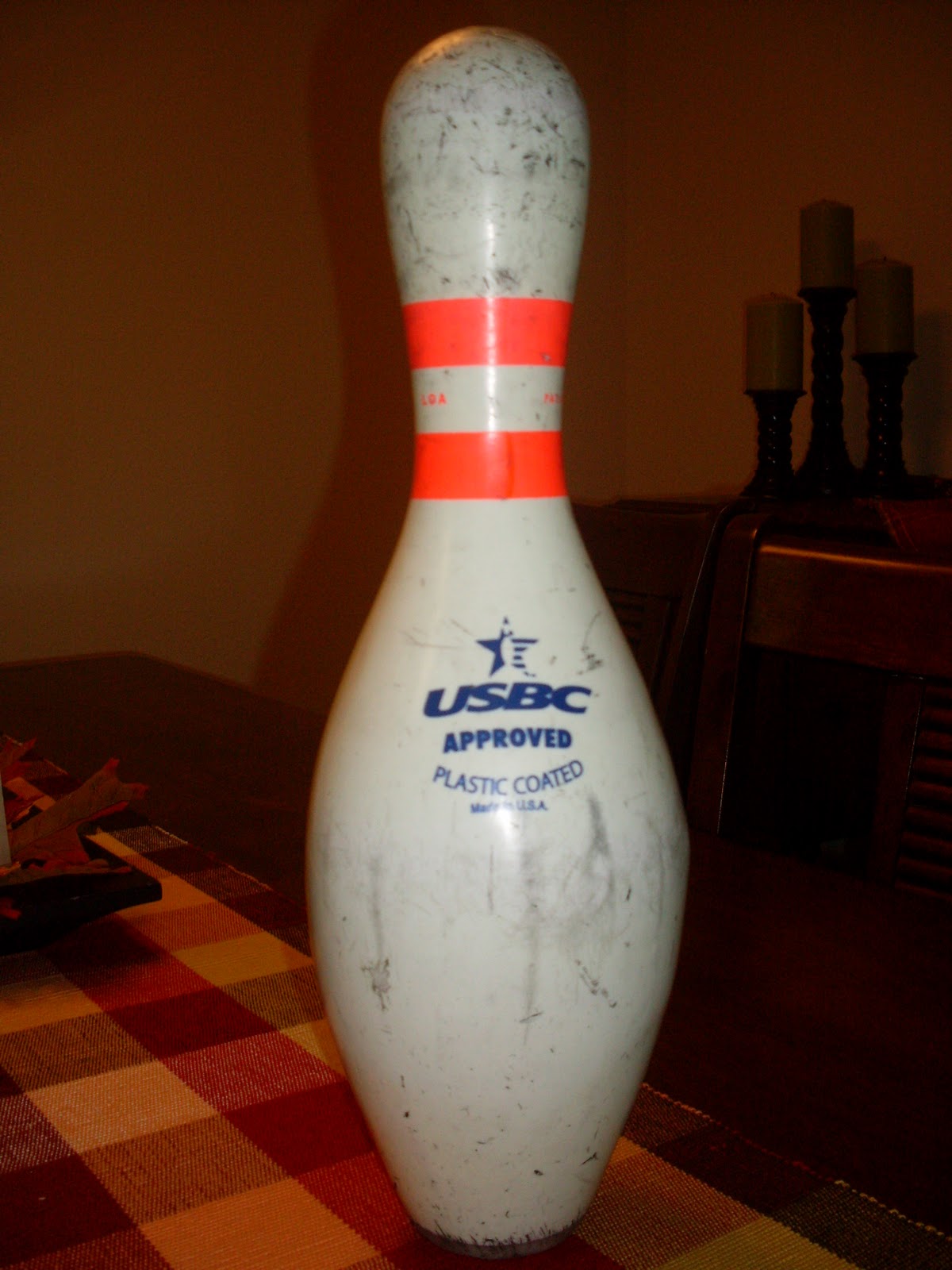 Bowling Pin Card