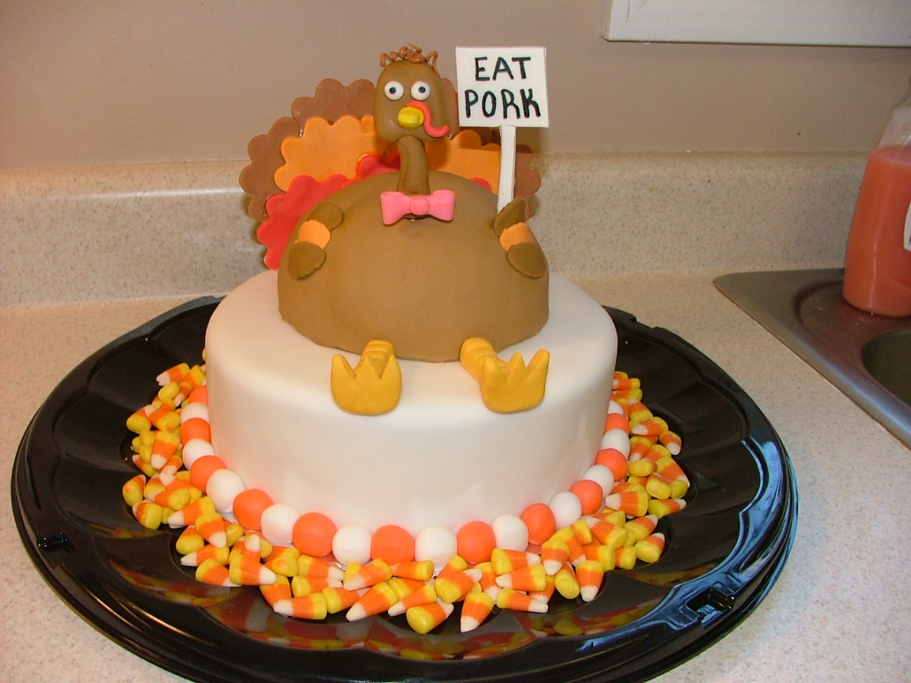Sugar Fairy Treats & Sweets Turkey Cake!