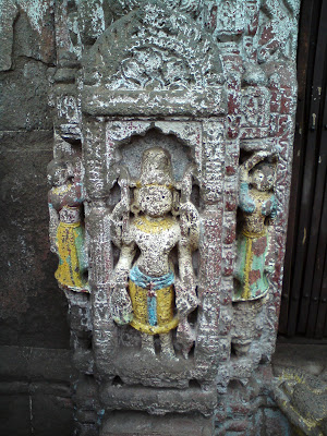 Beautiful carvings on the Sundar Narayan Temple in Nashik