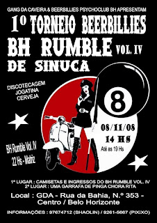 BH Rumble volume 4 - 1º Torneio Beerbillies de Sinuca - 2008/11/08