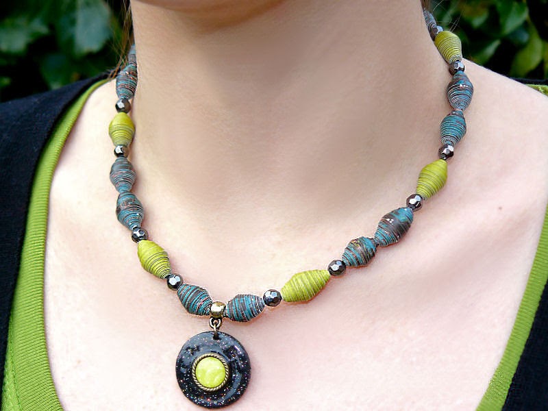 life, love and scrap Paper Jewellery!