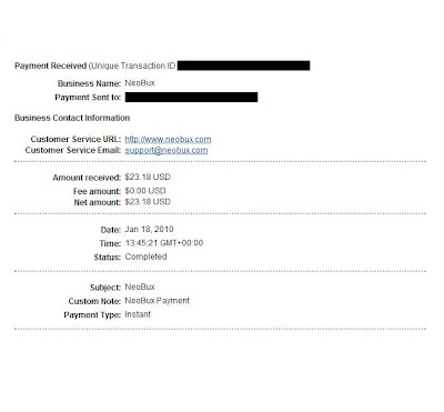 4º Pagamento NeoBux - PTCs em Prática