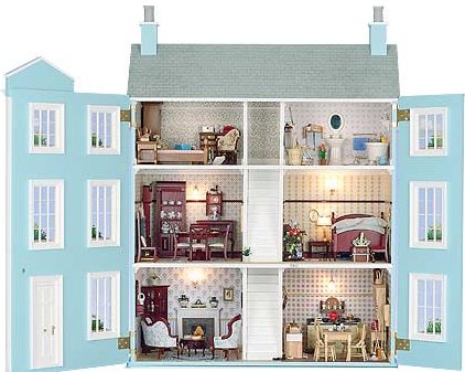 casa barbie de carton