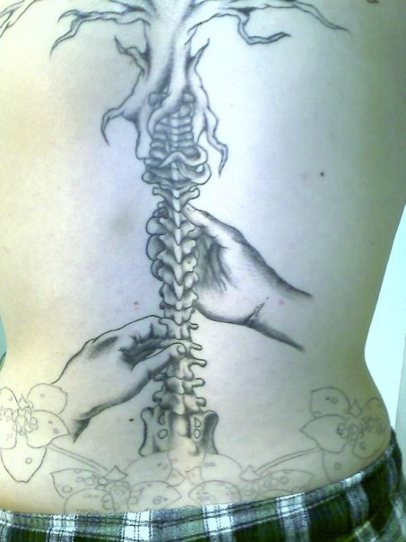 Spinal tattoo design by =nClaire on deviantART