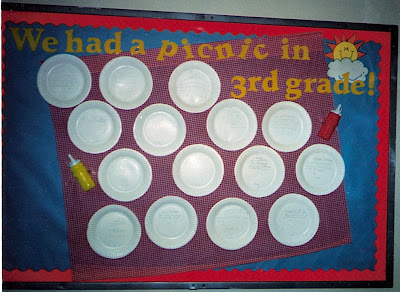     ( X) We+had+a+picnic+in+third+grade+bulletin+board