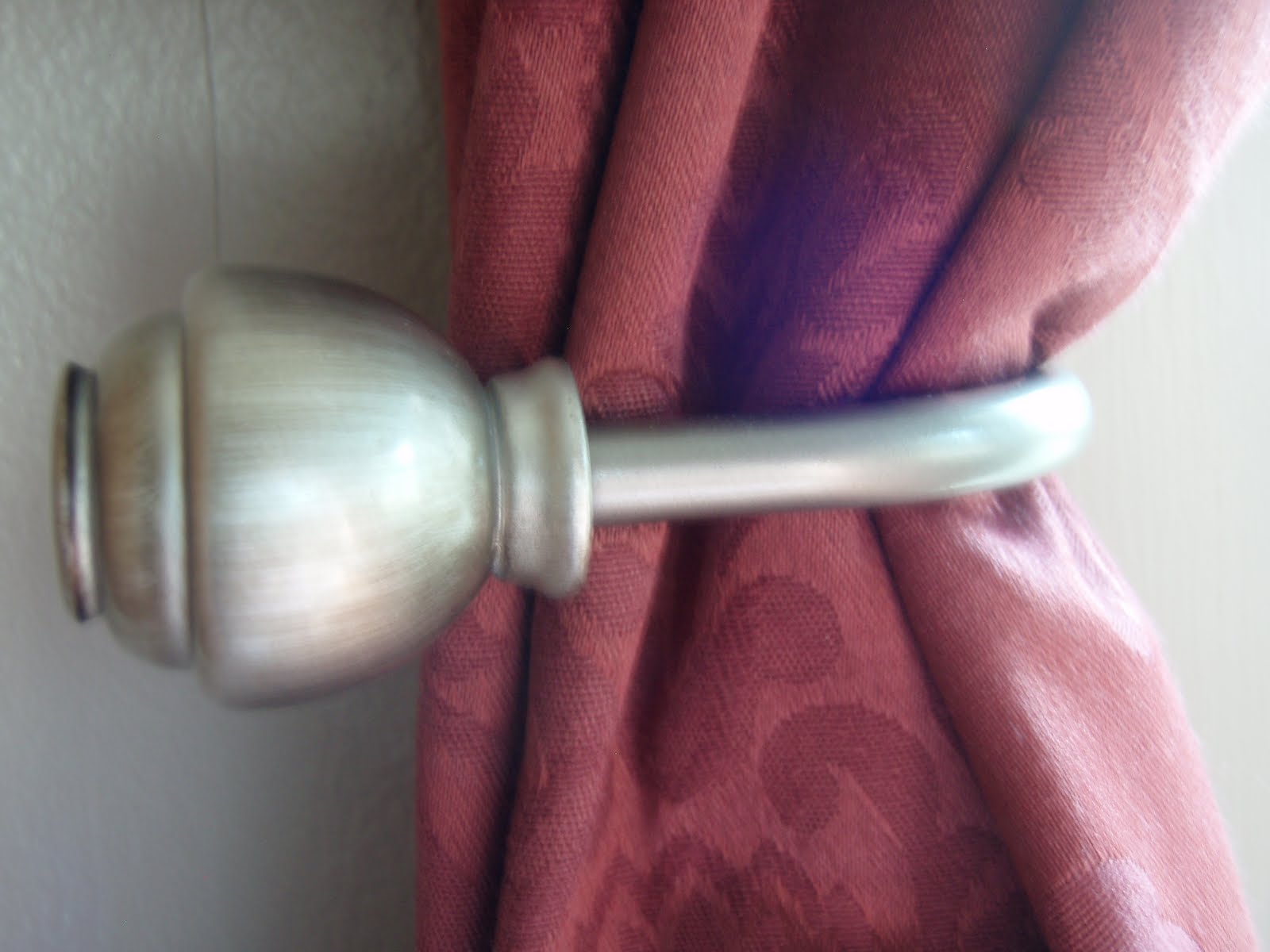 Outside the box! The front room curtains