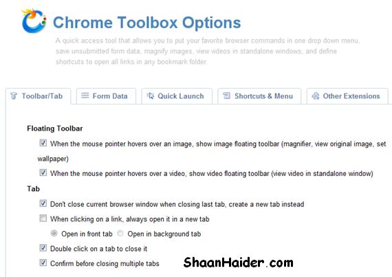 Toolbars For Google Chrome. Chrome Toolbox is a Google