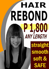 HAIR   REBOND  at P1,800 any length