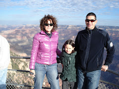 Papà Mamma e Alessia al Grand Canyon